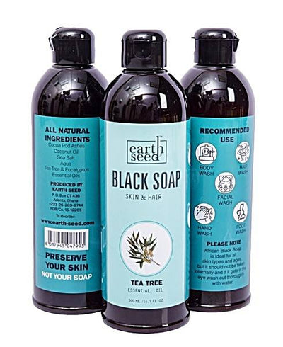 Liquid Black Soap with Tea Tree - blackprint.com