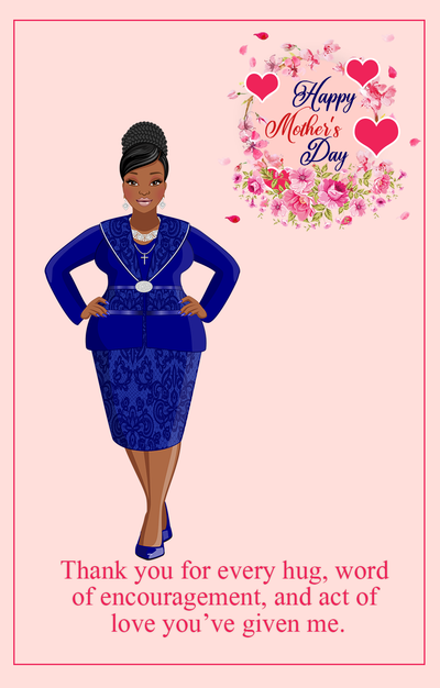 Mother's Day - Blue - blackprint.com