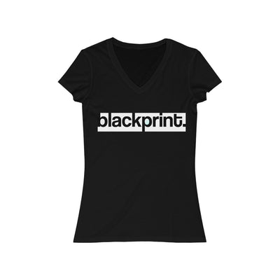 blackprint Women's Jersey Short Sleeve V-Neck Tee - blackprint.com