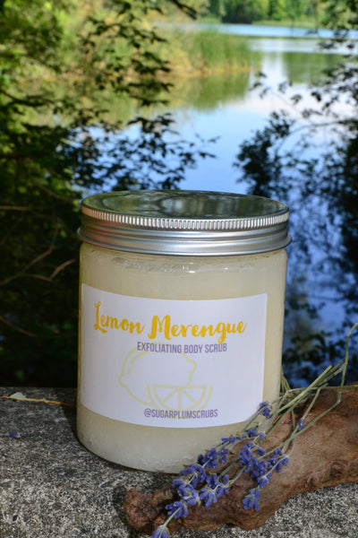 Lemon Merengue - Lavender and Lemon Body Scrub - blackprint.com