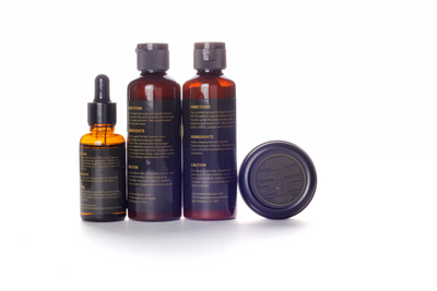 Honam Naturals 4 Piece Beard Kit - blackprint.com