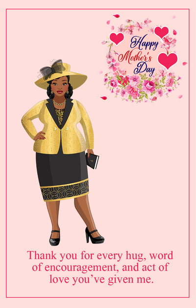 Mother's Day - Yellow - blackprint.com