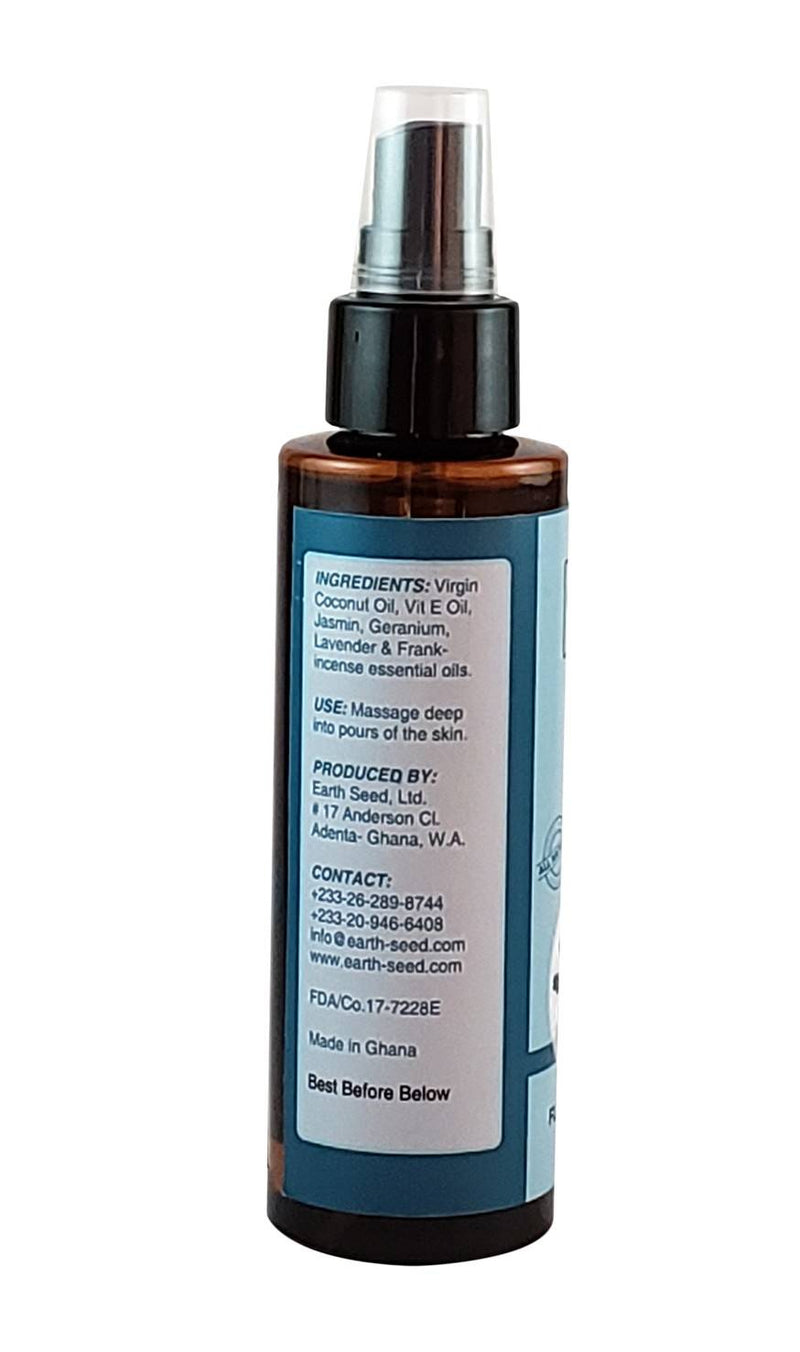 Massage Oil w/Lavender & Jasmin, 4 oz - blackprint.com
