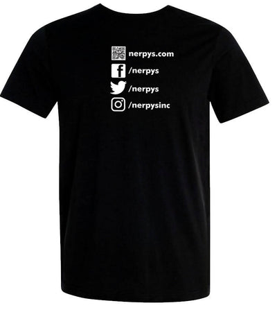Nerpy's T Shirt Black - blackprint.com