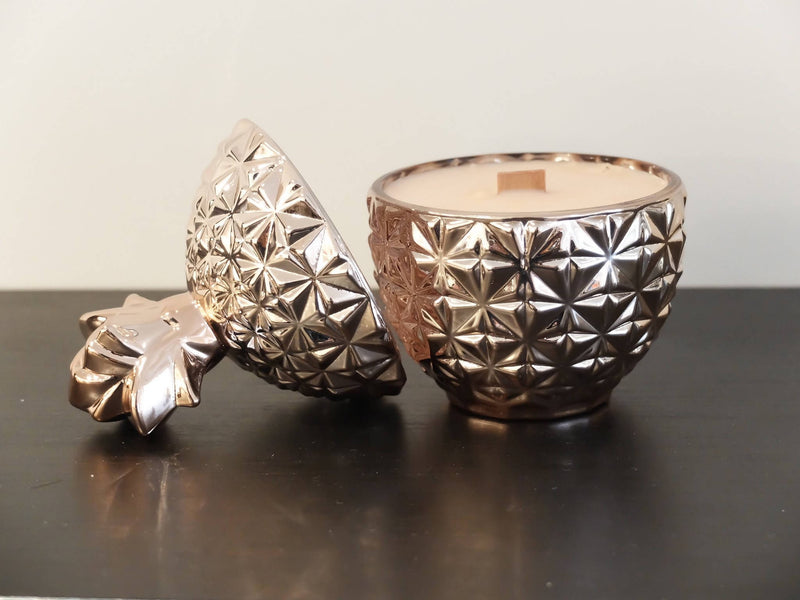 Crown Collection - Rose Gold Wooden Wick - blackprint.com