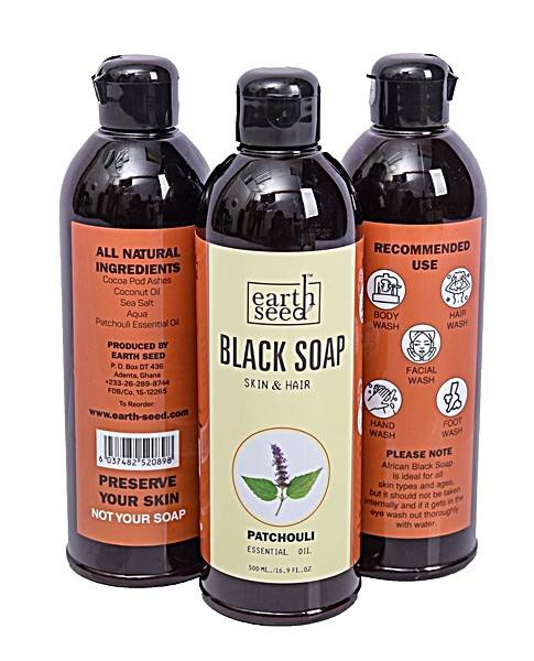Liquid Black Soap with Patchouli - blackprint.com