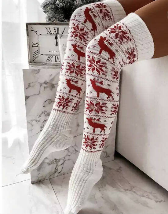 Holiday Knee High Socks - blackprint.com
