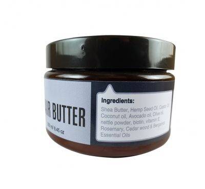 Hair Butter w/Cedarwood & Bergamot, 250 ml. - blackprint.com
