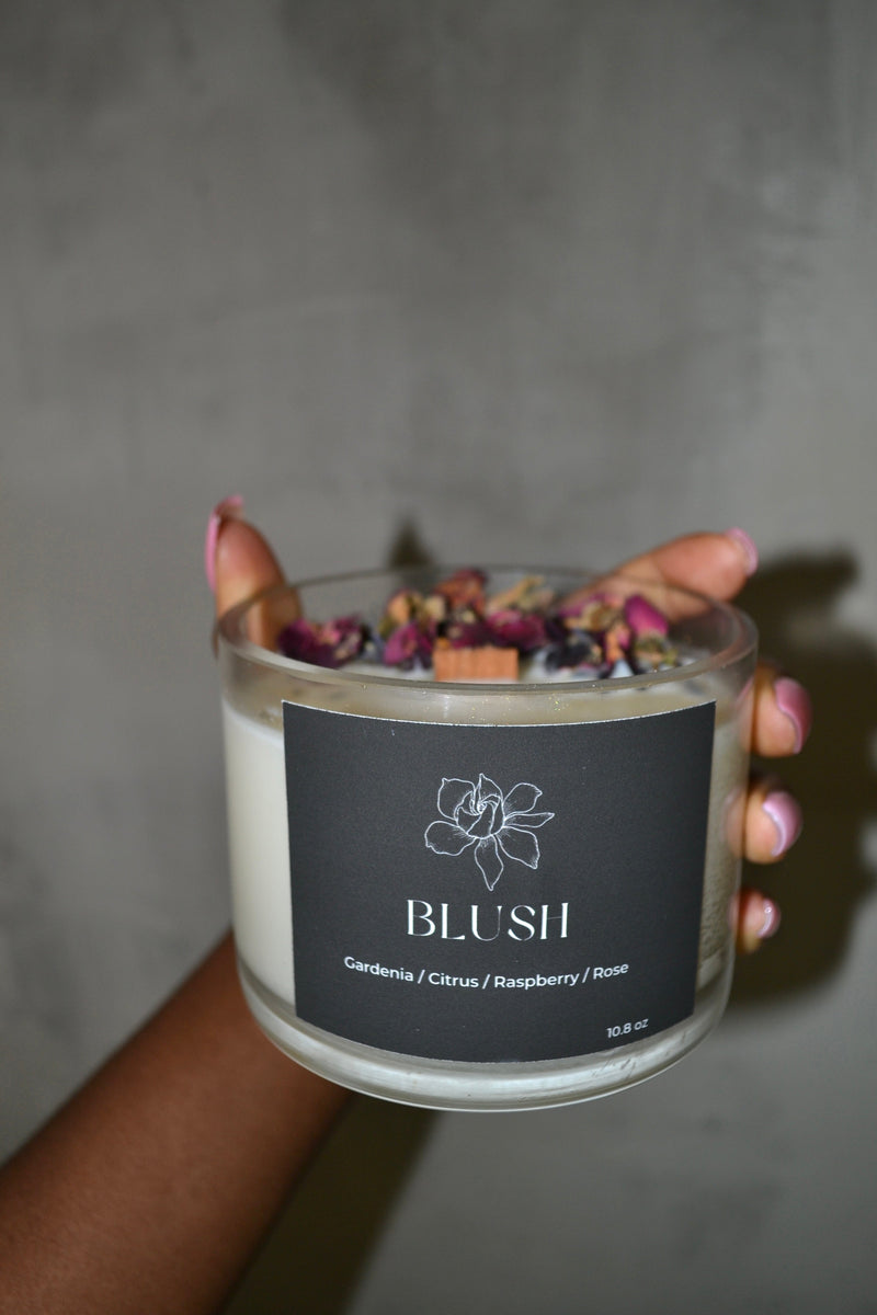 Blush Candle - Lavender Rose - blackprint.com
