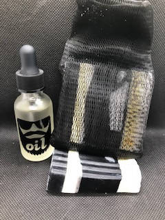 King's Krown Beard & Side Burn Oil & Men's Conditioning Beard & Body Soap - blackprint.com