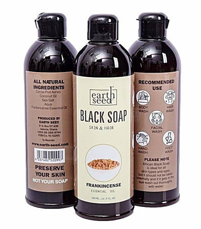 Liquid Black Soap with Frankincense - blackprint.com